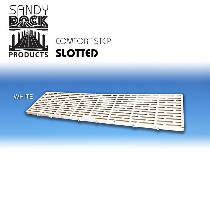 Comfort-Step Slotted White 48" 